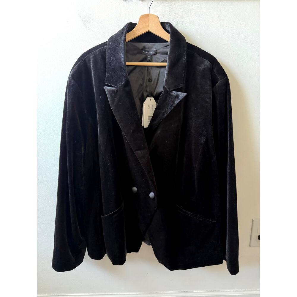 Universal Standard velvet blazer brand new with tags women's size 28